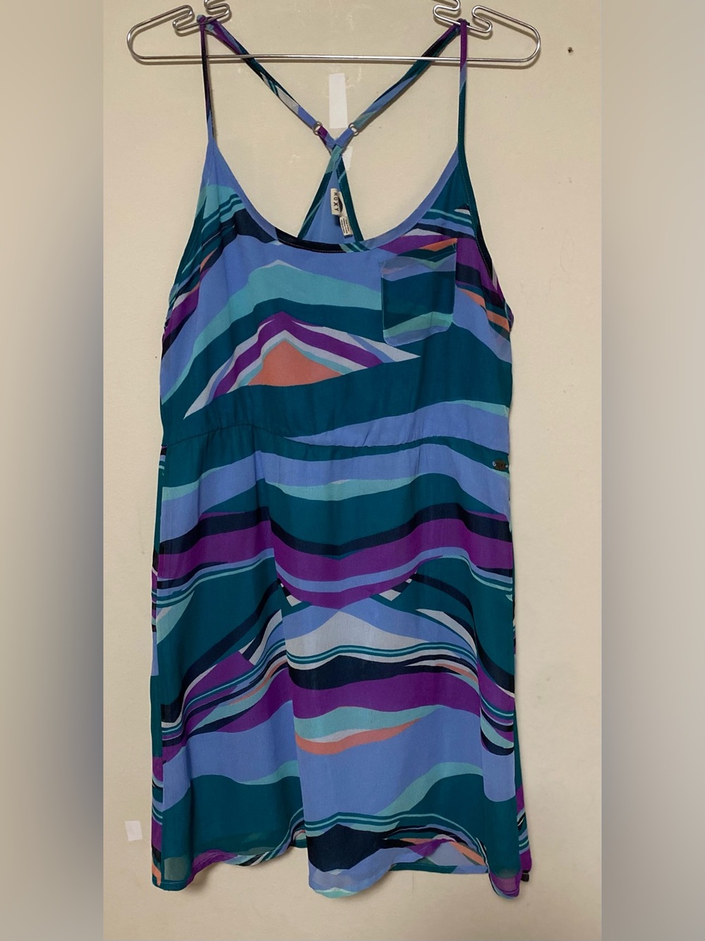 Roxy Contrast-TrimLight Blue dress